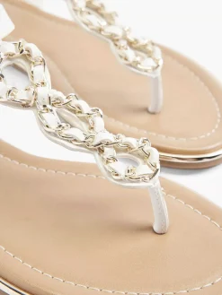 White Sandal Decorative Necklace