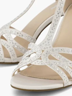 White Sandalette Stones