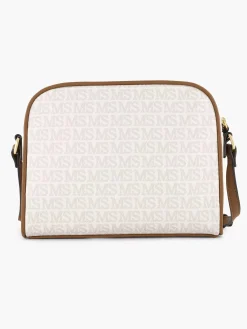 White Shoulder Bag Print