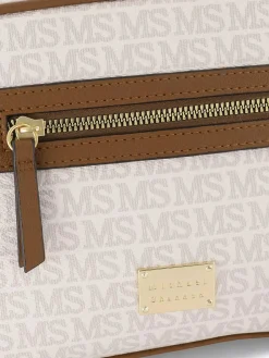 White Shoulder Bag Print