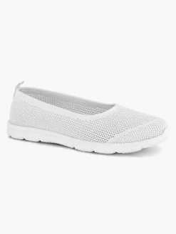 White Slip-On