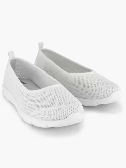White Slip-On