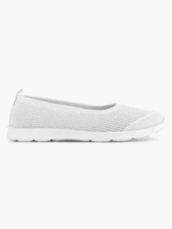 White Slip-On