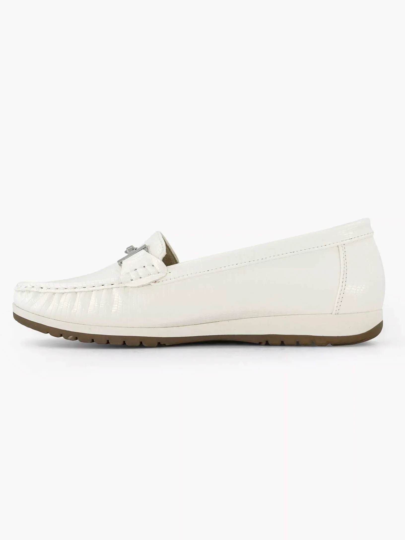 White Slip-On Decorative Necklace