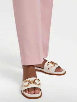 White Slipper Decorative Necklace