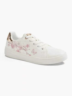 White Sneaker Floral Print